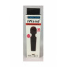 Iwand black rechargeable silicone bodywand massager