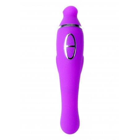 Wibrator masażer łechtaczki 2w1 ssanie 20cm 12tryb