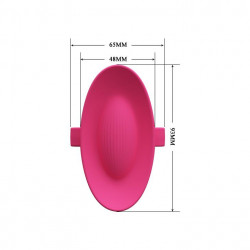 Kompaktowy masażer łechtaczki na palece 9cm 10tryb