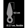 Mały plug analny na palec korek smukły erotyka 9cm