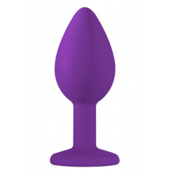 Korek analny silikonowy z sex diamencikiem 7cm