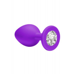 Korek analny silikonowy z sex diamencikiem 7cm