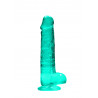 Dildo długie żylaste z mocną przyssawką penis 21cm