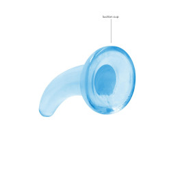 Małe gumowe dildo z mocną przyssawką 11,2 cm