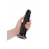 Duże realistyczne żylaste dildo przyssawka 22,5 cm