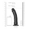 Duże realistyczne żylaste dildo przyssawka 22,5 cm