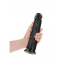 Czarne realistyczne żylaste dildo przyssawka 25 cm