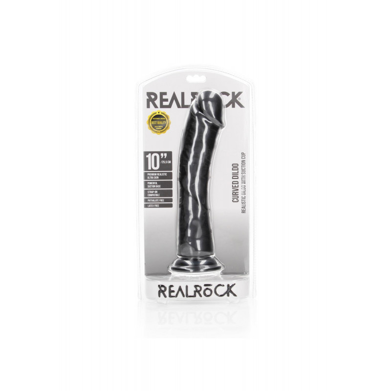 Czarne żylaste dildo z mocną przyssawką 25,5 cm Czarne żylaste dildo z mocną przyssawką 25,5 cm