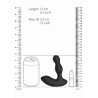 Remote Controlled E-Stim & Vibrating Prostate Massager - Black