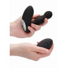Remote Controlled E-Stim & Vibrating Prostate Massager - Black