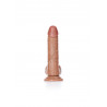 Grube silikonowe żylaste dildo przyssawka 17 cm