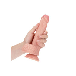 Realistyczne cieliste dildo z przyssawką 23 cm