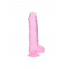 Duże żylaste dildo z przyssawka i jądrami 25,4cm
