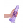 Wodoodporne dildo z przyssawką i jądrami 25,4 cm