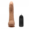 Dildo zakrzywiony penis przyssawka pilot 28 cm