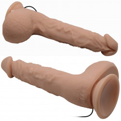 Sztuczny penis dildo realistyczne wibracje 24 cm