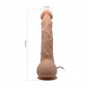 Sztuczny penis dildo realistyczne wibracje 24 cm