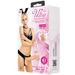 Dildo realistyczny penis wibracje strap-on 26cm