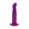 Wąskie dildo z przyssawką do uprzęży strap-on 15cm