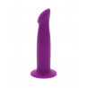 Wąskie dildo z przyssawką do uprzęży strap-on 15cm