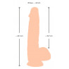 NS Dildo with movable skin 25
