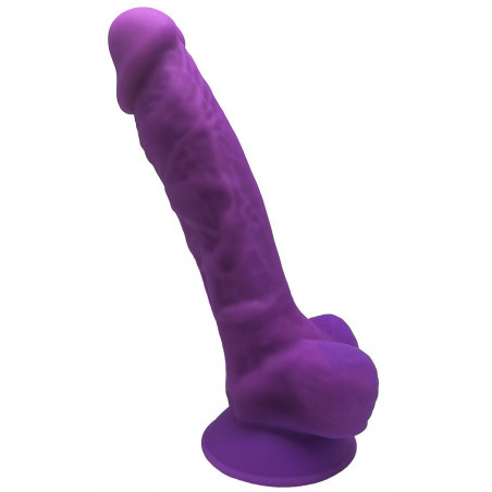 Dildo realistyczne penis jądra przyssawka sex 17cm