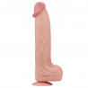 14'' King Sized Sliding Skin Dual Layer Dong