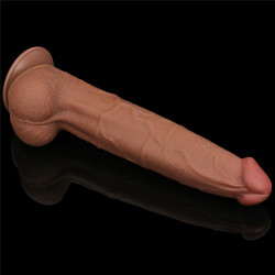 13.5'' King Sized Sliding Skin Dual Layer Dong Brown