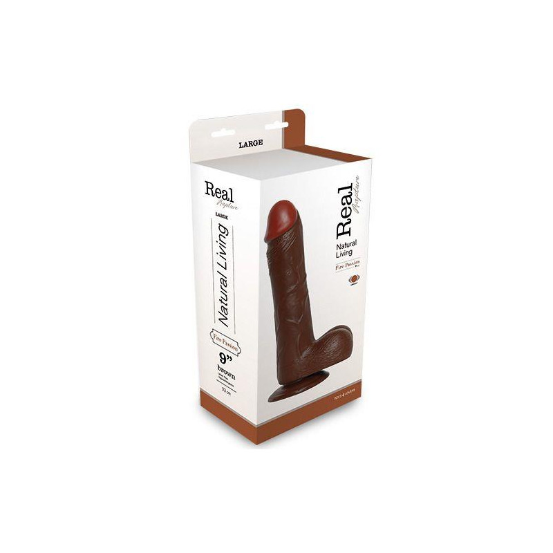 Śliczny gruby penis dildo przyssawka pilot 23cm