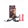 Idealne dildo do strap-ona silikonowe gładkie 18cm