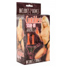 Idealne dildo do strap-ona silikonowe gładkie 18cm