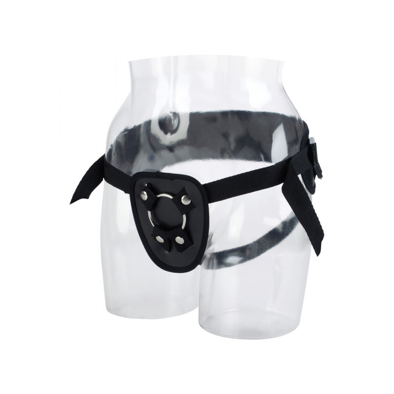 Uprząż skórzana z regulowanymi szelkami strap-on Uprząż skórzana z regulowanymi szelkami strap-on