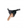 Majtki z dildo członkiem strapon uprząż penis 18cm