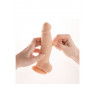 Członek penis dildo żyły jądra przyssawka sex 18cm