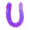Grube podwójne długie dildo sex lesbijski 30 cm