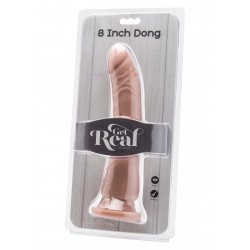 Smukłe zgrabne dildo z żyłami naturalny penis 20cm