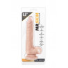 Naturalne dildo jak penis na przyssawce sex 19cm