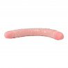 Elastyczny penis dildo podwójna penetracja 34cm