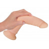 Realistyczny miękki penis dildo przyssawka 24cm