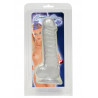 Realistyczne przezroczyste dildo przyssawka 18cm