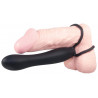 Dildo z pętlami na penisa jądra drugi członek 15cm