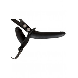 Podwójny penis dildo członek strap on uprząż sex