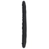 Czarne dildo lesbijskie silikonowe podwójne 40cm