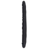 Czarne dildo lesbijskie silikonowe podwójne 40cm
