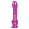 Przyjemne miękkie dildo z przyssawką penis 19cm