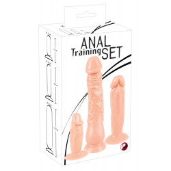 Zestaw do treningu analnego 3 dildo przyssawka sex