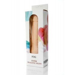Mięciutki penis cyberskóra przyssawka dildo 19cm