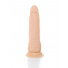 Mięciutki penis cyberskóra przyssawka dildo 19cm