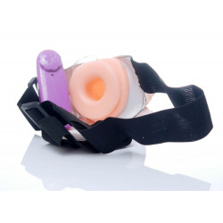 Strapon proteza penisa pusta dildo wibrator 16cm