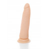Mięciutki penis cyberskóra przyssawka dildo 19cm
